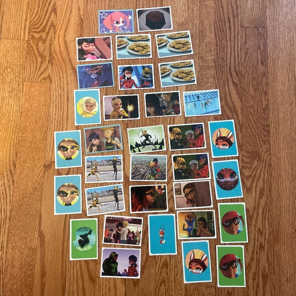 Lot of 100 Random Panini Miraculous Ladybug Stickers/Trading Cards! - Picture 6 of 11